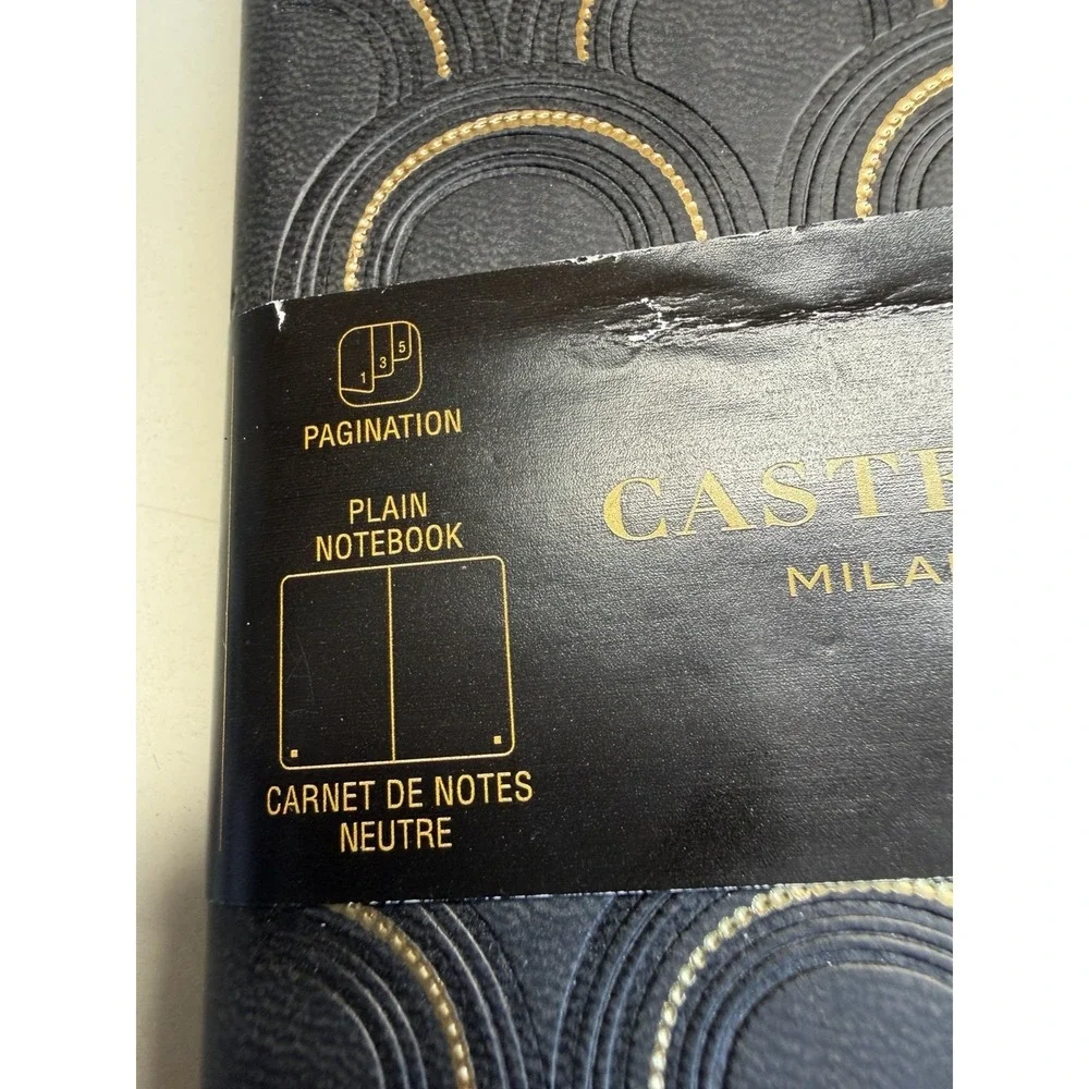 Castelli Milano Copper & Gold Pocket Notebook Journal 192 Pages Made Italy